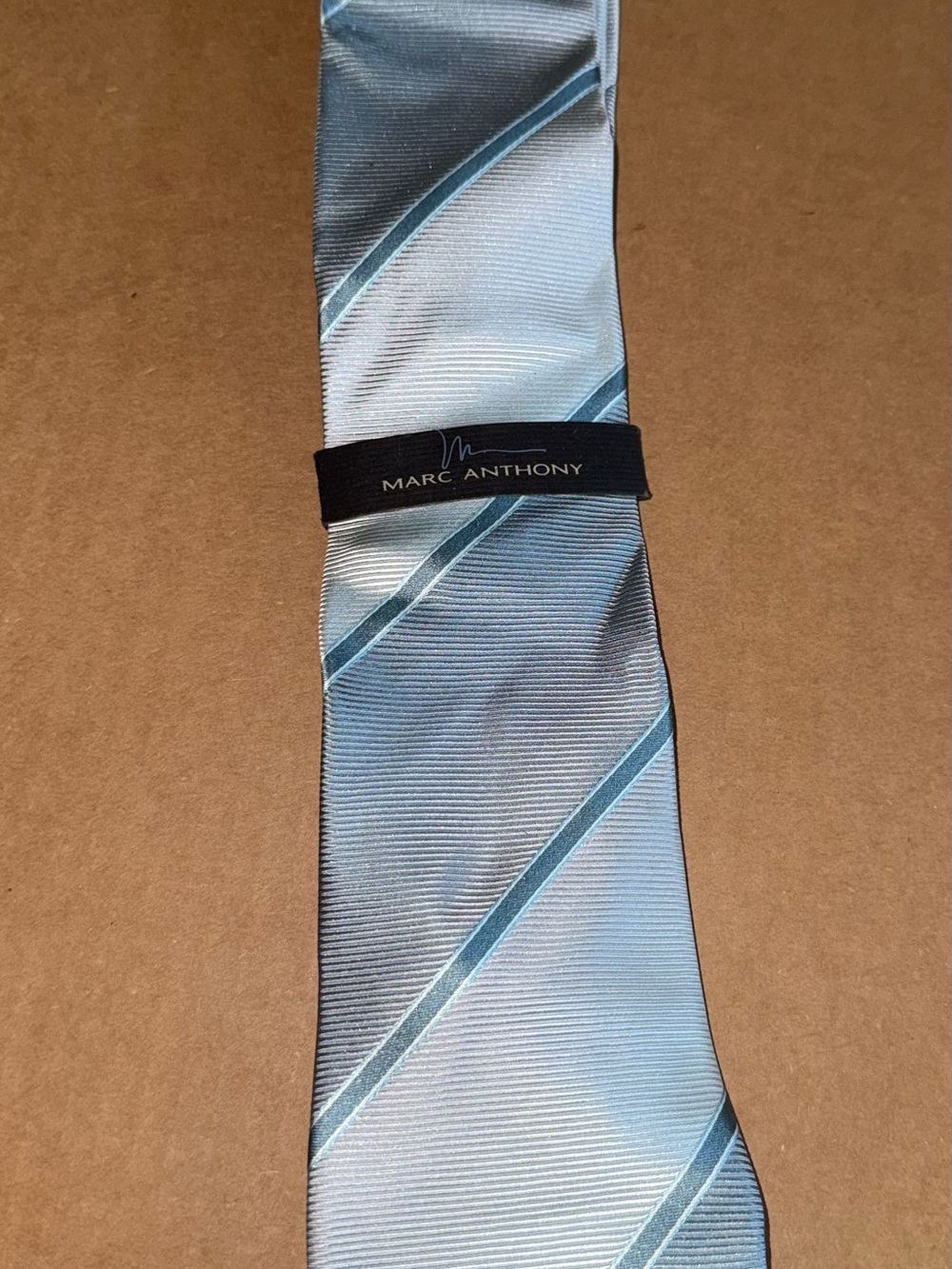 Kohl's Marc Anthony Light Blue Striped Men's Tie